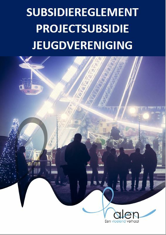 Cover subsidiereglement projectsubsidie jeugd