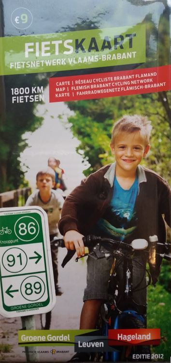 Fietskaart Fietsen in Vlaams-Brabant