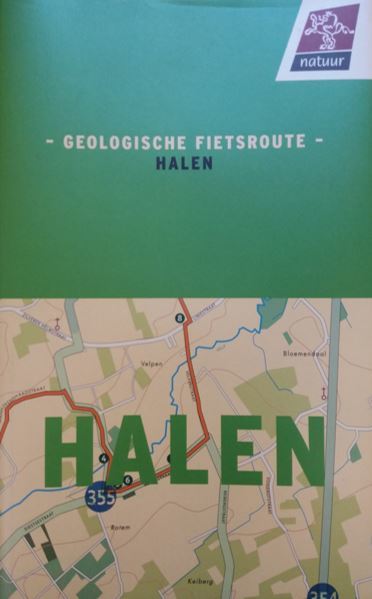 Fietskaart Geologische fietsroute Halen