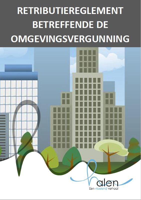 Cover retributiereglement omgevingsvergunning