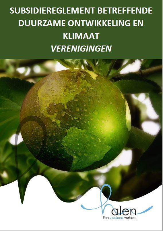 Cover subsidiereglement duurzame ontwikkeling verenigingen