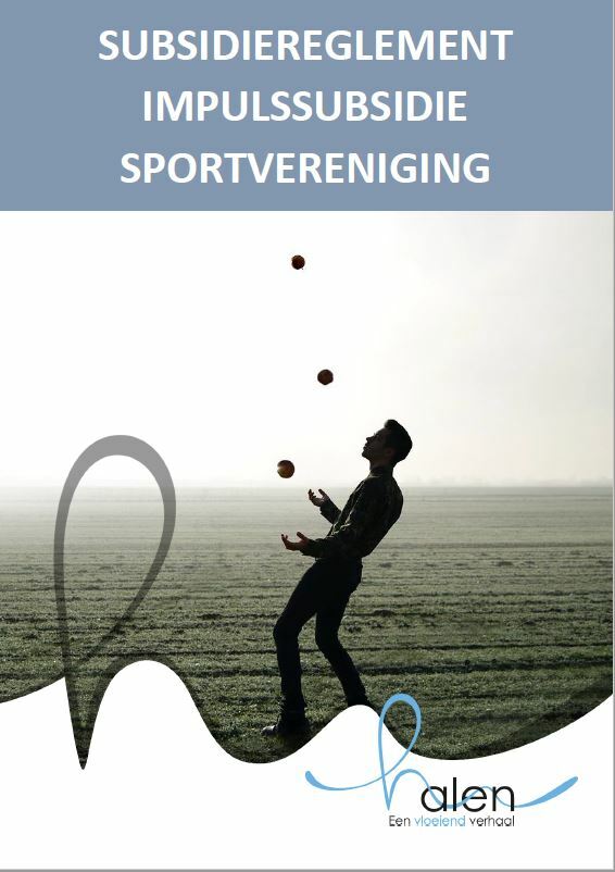 Cover subsidiereglement impulssubsidie sport