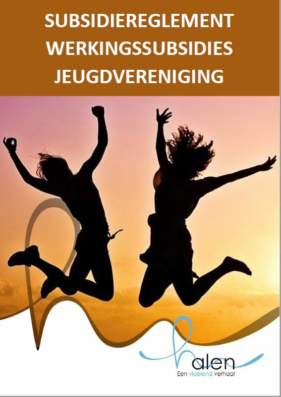 Cover subsidiereglement werkingssubsidie jeugd