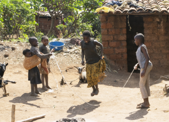 Spelende kinderen @ Burundi