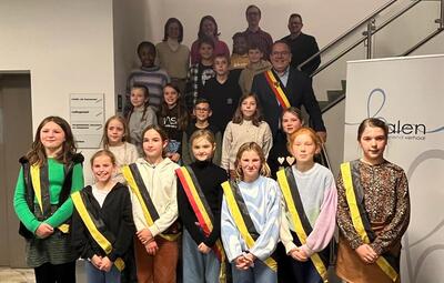 Proficiat aan de nieuwe kindergemeenteraad en kinderburgemeester!