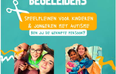 Word speelpleinbegeleider en bezorg kinderen met autisme een warme zomer